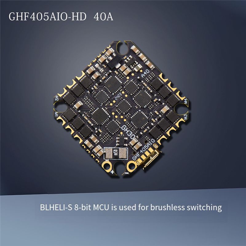 ABTI-GHF405AIO-HD 40A AIO Flig - đánh giá và giá Drone Flight Controller
