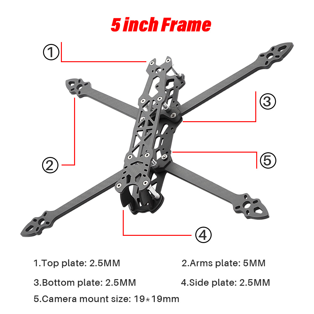 Mark4 5inch FPV Racing Drone F - đánh giá và giá Drone Power Distribution Board